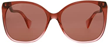 Gucci Damen Sonnenbrille, Burgunderrot/Burgunderrot/Rot