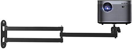 Projector Stand Mini Projector Wall Mount/Projector Hanger/Camera Housing Mounting Bracket - for CCTV/Camera/Projector/Webcam - with Rotation 360° Black Projector Mount (Color : B, Size : X-Large)