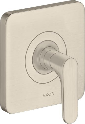 hansgrohe AXOR Citterio M Absperrventil Unterputz DN15 / DN20, 34960820, Farbe: Brushed Nickel