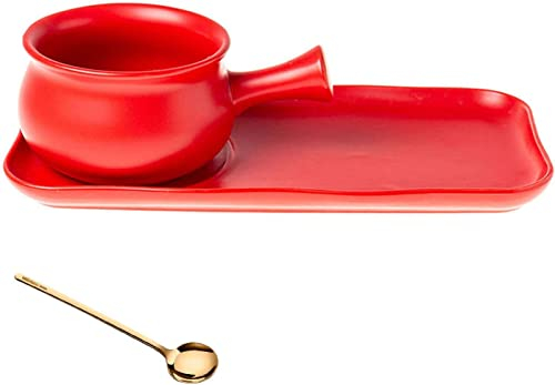 Ciotola for cereali, scodella for zuppa, scodella for il tè, set di scodelle for la colazione con manico, piatti for la colazione in stile nordico, posate in ceramica for zuppa di cipolle francese, st