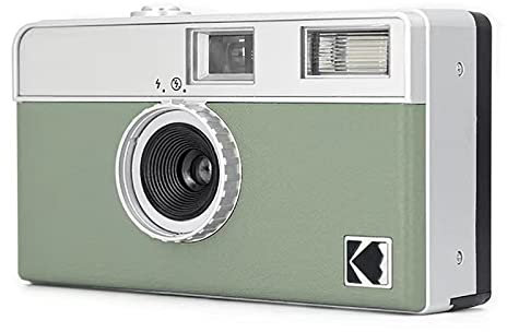 RISELY Appareil Photo Argentique,Appareil Photo Instantané Demi-Image avec Ouverture F9.5 Et Vitesse D'obturation 1/100 S,Moins Sujet Au Flou Ou À La Gigue, pour Un Enregistrement Quotidien Envoyage