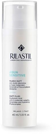 Rilastil Aqua Sensitive Matt Fluid für empfindliche Haut, 40 ml, transparent