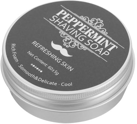 Beaupretty Sapone Da Barba Alla Menta Piperita Per Uomo Sapone Da Barba Pratico Per Rasatura Bagnata Portatile Per Viaggio Sicuro e Facile Da Usare