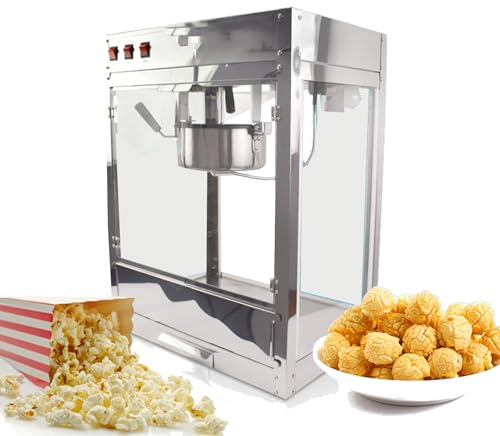 Machine à pop-corn, machine à pop-corn électrique, machine à pop-corn 1300W avec air chaud, machine à pop-corn commerciale pour la maison, machine à pop-corn pour faire éclater les snacks