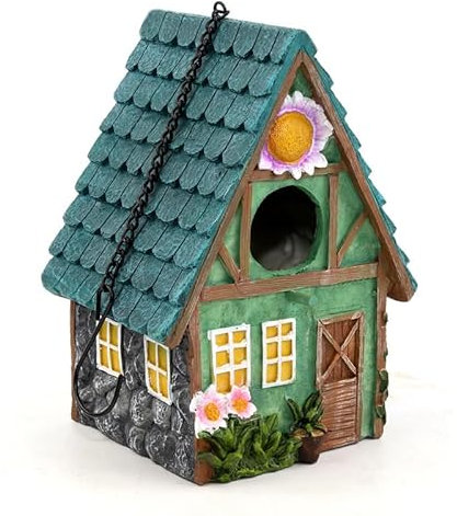 Vogelhäuser zum Aufhängen im Freien, Vogelhaus, Innenhof, Gartendekoration, Papagei, Outdoor, Vogelhaus, Winter, warmes Vogelnest, hängendes Nest, Kunstharz, Basteln, Ornamente