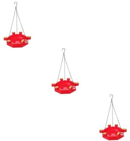 Toddmomy 3sätze Hängender Futterspender Für Vögel Eichhörnchensicherer Vogelfutterspender Mit Haken Für Garten Und Terrasse Futtertrays Für Wildvögel Und Einfach Zu Reinigen