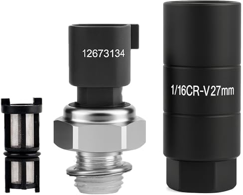 TLPS508 Oil Pressure Sensor with Socket for Chevy GMC Cadillac Silverado Tahoe Suburba Cruze Express Avalanche Camaro Caprice Colorado SS Equinox Canyon Envoy Savana Sierra Yukon Escalade CTS ESV EXT