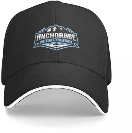 Basecap Anchorage Curling Logo-Shirt Baseballmütze Fashion Beach Foam Party Hat Golf Hat Man Hats Woman Men's