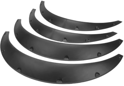 Lot De 4 Élargisseurs D'ailes De Voiture En ABS, Garde-boue Flexibles, Passages De Roue Larges, Accessoires Universels