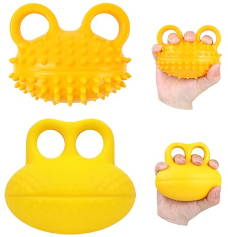 RYACO 2-pack handträningsboll set – handstärkande boll, klämbollar för handterapi, handträning, greppstyrka, stresslindring, fingerstyrketränare för artrit, karpaltunnel
