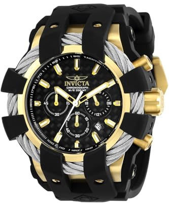 INVICTA Men Analog Quartz Watch with Silicone Strap