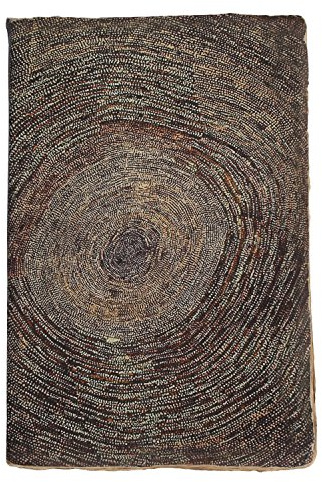 DeKulture Handgefertigtes Vintage-Skizzenbuch der Aborigine-Kunst, 160 Seiten, säurefreies Papier, karierte Kanten, ideal zum Zeichnen und Skizzieren