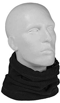 Mil-Tec Halswärmer-12623002 Winter-Schal Schwarz One Size