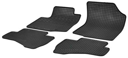 Gummimatten Fußmatten Gummifußmatten RIGUM geeignet für Toyota Aygo ab 2014 Perfekt angepasst + Magic Eraser