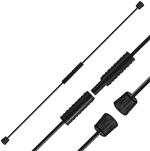 Pilates Stange Tragbares Yoga Stick Sport Schwingstab Erwachsene Swingstick Multifunktionale Fitnessstange Fitnessgeräte Krafttrainingsstange Elastische Fitnessstange Trizepsübung Heimtraining Schul