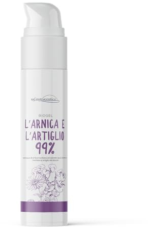 Saf.Nutraceutica - L'Arnica et La Griffe du Diable, Biogel Extra Fort à l'Arnica pour Chevaux et Griffe du Diable, Gel pour Massages Musculaires et Articulaires, 100 ml