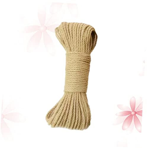 Gadpiparty natürliches Juteseil Dickes Gartengarn Bastelschnur Dekorationen Outdoor-Dekor Kabel natürliches Dickes Juteseil natürliches Dickes Jute-Hanfseil Haushalt schmücken
