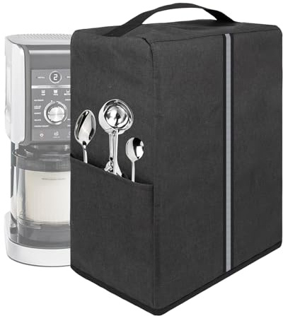 Kingshion Dust Cover for Ninja Creami Deluxe NC501 NC301, Grey