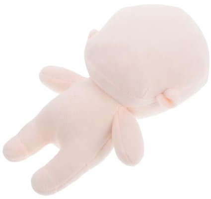 DRESSOOS Anziehpuppe Aus Stoff Mit Kurzem Plüsch Und Pp-Baumwolle Weiches Spielzeug Für Handgemachte Fantasiepuppe Für Kleinkinder