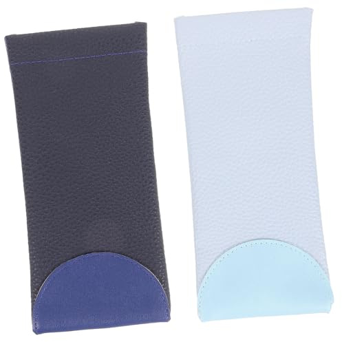 LIFKOME 2pezzi Borsa Per Occhiali Da Sole Portatile Organizzatore Per Occhiali Resistente e Protettiva
