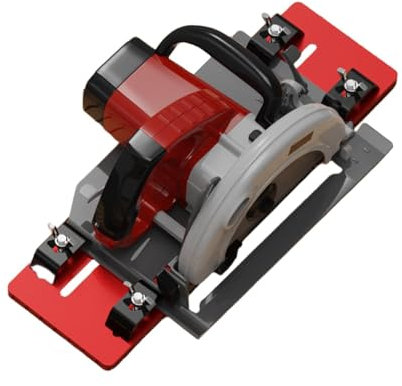 Guide de de base de scie circulaire, guide de machine de coupe réglable, sans perçage, guides de coupe pour le travail du bois