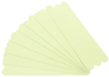 HOMOCONO 24pcs Glow Dark Non- Shower Stickers Anti-skid Decals for Bathtubs and Stairs Transparent Safety Strips for Prevention