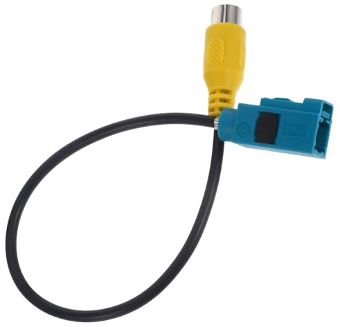 iplusmile Cavo Rca per Telecamera Posteriore Connettore Video, Materiale Pvc Nero, Funzione di Sicurezza Retromarcia Migliorata, Adatto per Sistema Video Inverso e Schermo Display Auto