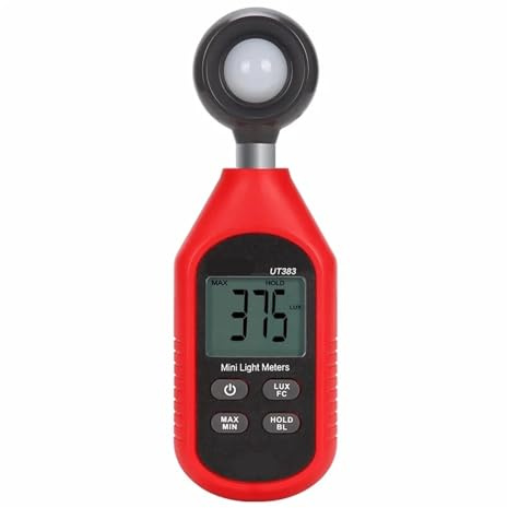 luxmetro digitale, UT383 UT383BT Luxmetro digitale Solo mini misuratore di luce Bluetooth Apparecchiatura for test ambientali Illuminometro portatile per Case Agricoltura Magazzini(UT383BT)