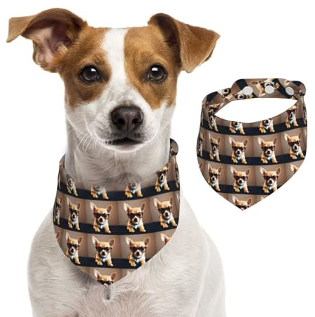 Chihuahua-Hundebrille, 1 Druck, Baumwolle, doppelseitig, weich, stilvoll, Winterkleidung für Hunde, Katzen, Haustierzubehör