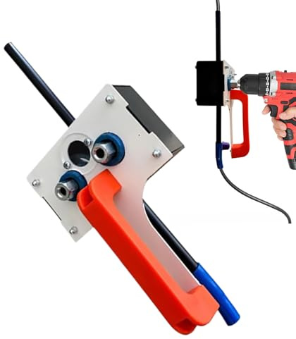 Herramientas para Tiro de Cables,Equipo Eléctrico Manual para Conductos - Tiracables de 8mm Accionado por Taladro,Para espacios estrechos en tuberías, paredes, subterráneos, centros de datos, exterior