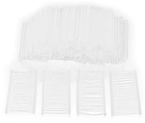 Uadme Heftfäden für Etikettierpistole, 5000 Heftfäden Standard 50mm, Sicherheitsfäden Transparent, Tag Pins für Tagging Pistole, zum Anbringen von Etiketten an Kleidung Kleidungsstücken Spielzeug