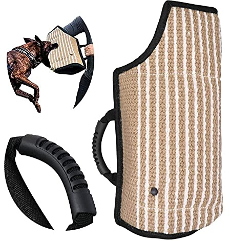 winbarry Hunde Armschutz,Ärmel Hund,Beissarm Für Hunde,Hund beißt Sleeve,Dauerhafte Jute Ausbildung Pit Bull Deutscher Schäferhund Mastiff Supplies