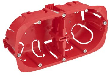 DEBFLEX 718025 Scatola da incasso per cartongesso con 2 scomparti