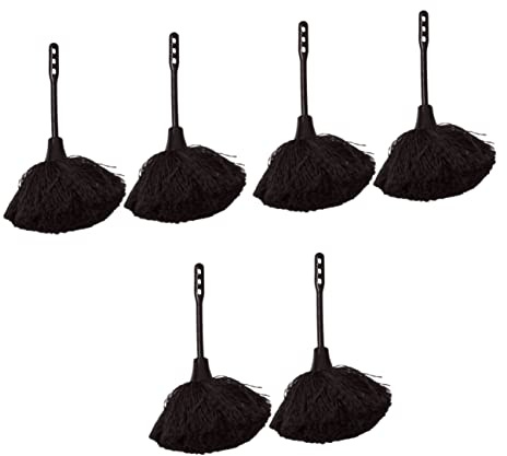 Zerodeko 6 Piezas Plumero Barredora De Escritorio Escoba De Pequeña Herramienta Limpiadora De Persianas Escobas Decorativas Ventilador De Techo Oficina Fibra Electricidad Estática