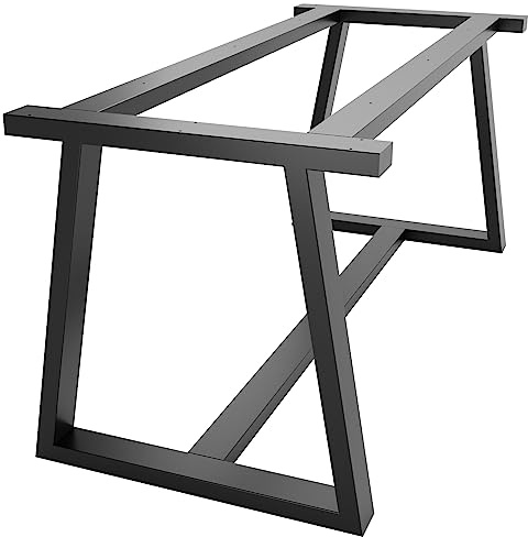 MetaloPro Möbelbeine Detroit3stck 150x70x72 cm – Stabile Tischbeine Die | Hochwertiges Metall, ideal für Tischbau und Sofabau, hohe stabilität für optimale stabilität empfehlen wir, einfache montage