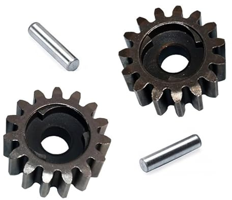 2X Antriebsritzel 15 Zähne R+L +2X Mitnehmerstift kompatibel mit Fuxtec RM2060PRO / RM5396P