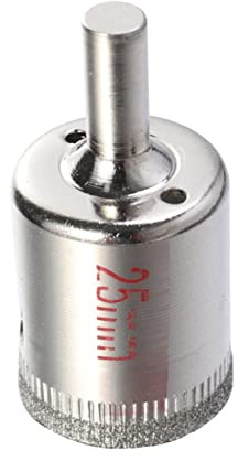 IWOWHERO Punta Da Trapano Diamantata 25mm Per Vetro Marmo Piastrelle Ceramica Granito Accessorio Per Trapano Elettrico Utensile Da Foratura Per Edilizia e Fai Da Te