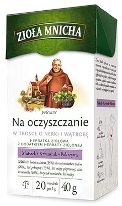 Monastic Herbs – for Detox Herbal Tea Natural Pure and Refreshing Herbal Fruit Infusion Herbapol