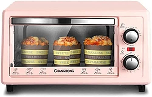 oven mini oven air fryer oven Mini Oven with Grill Rotisserie Electric Oven and Hob Packages Hob Cookers Timing Wide-Area Temperature Control 11L Mini Ovens Toaster Oven Air Fryer, (Color : Pink) (