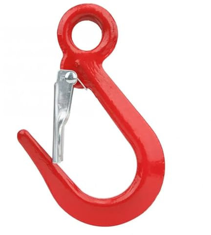 Ayztantine Edelstahlwirbel Hubhaken 2T 2,2T Heavy Duty Große Öffnung Typ Hebehaken Legierung Stahl Kran Hebezeug Rigging Haken for Schiff BAU Hafen Heben(Option A)