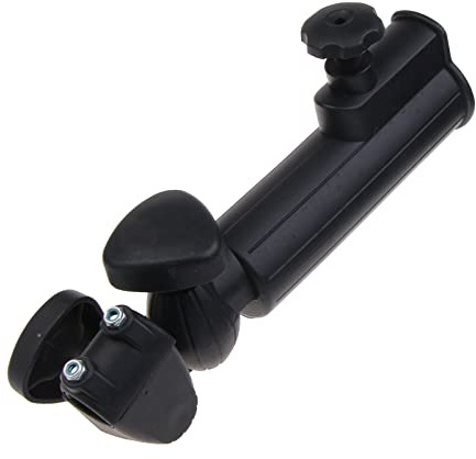 Cart Umbrella Stand 3 Wheel Trolley Umbrella Holder Cart Handle Adjustable Umbrella Clip