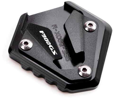 Für F900GS F 900 GS F 900GS 2023 2024 2025 Motorrad Verlängerung Pad GS 900 | Motorrad CNC Kickstand Fuß Seitenständer Vergrößerung Platte F900 GS GS900 2026 Zubehör (nicht für F900GS Adventure! )