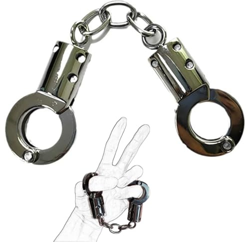 SM Bondage Zehenmanschetten & Handschellen Set–Fesseln für Frau Fetisch Extrem BDSM – Inkl Daumenschellen Handcuffs Fußfesseln (Kurz)