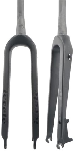 VTT Vélos Rigides 26 pouces 27,5 pouces 29 pouces 29L 28,6 1-1/8'' Tube Droit 1-1/2'' Tube Conique Vélo Fourche Rigide Fourches Avant en Fibre de Carbone Freins à Disque Vélos Fourche QR (A, TAPERED_2