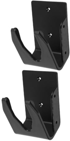 Wandmontierter Barcode Scannerständer mit 2 Stück, Verstellbar Schwarz | Kunststoff, Universelle Halterung für Mobile Handscanner, Sichere Montage, Platzsparendes Design