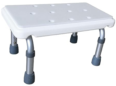 DEVNWIGMO Sedia Da Doccia/sedile per Vasca Da Bagno Regolabile E Stabile per Camera Da Letto/soggiorno