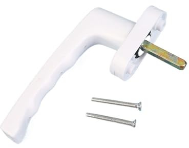Manilla Con Cerradura Para Ventana 2 Manijas interiores de apertura puertas y ventanas plástico acero, manija transmisión deslizante giratoria(Color b)