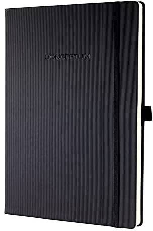 Sigel CONCEPTUM® CO111 Notizbuch kariert Schwarz Anzahl der Blätter: 97 DIN A4