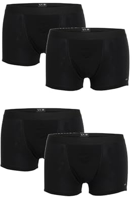 LVB Boxer Uomo Multipack, Nero per 4, 4 Uomo