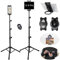 BNTTEAM Soporte de trípode Universal portátil de Altura Ajustable Soporte de Montaje de 24 a 60 Pulgadas para teléfono móvil/iPad/Samsung Galaxy Tab y Otras tabletas y teléfonos de 4.7-12.9 Pulgadas